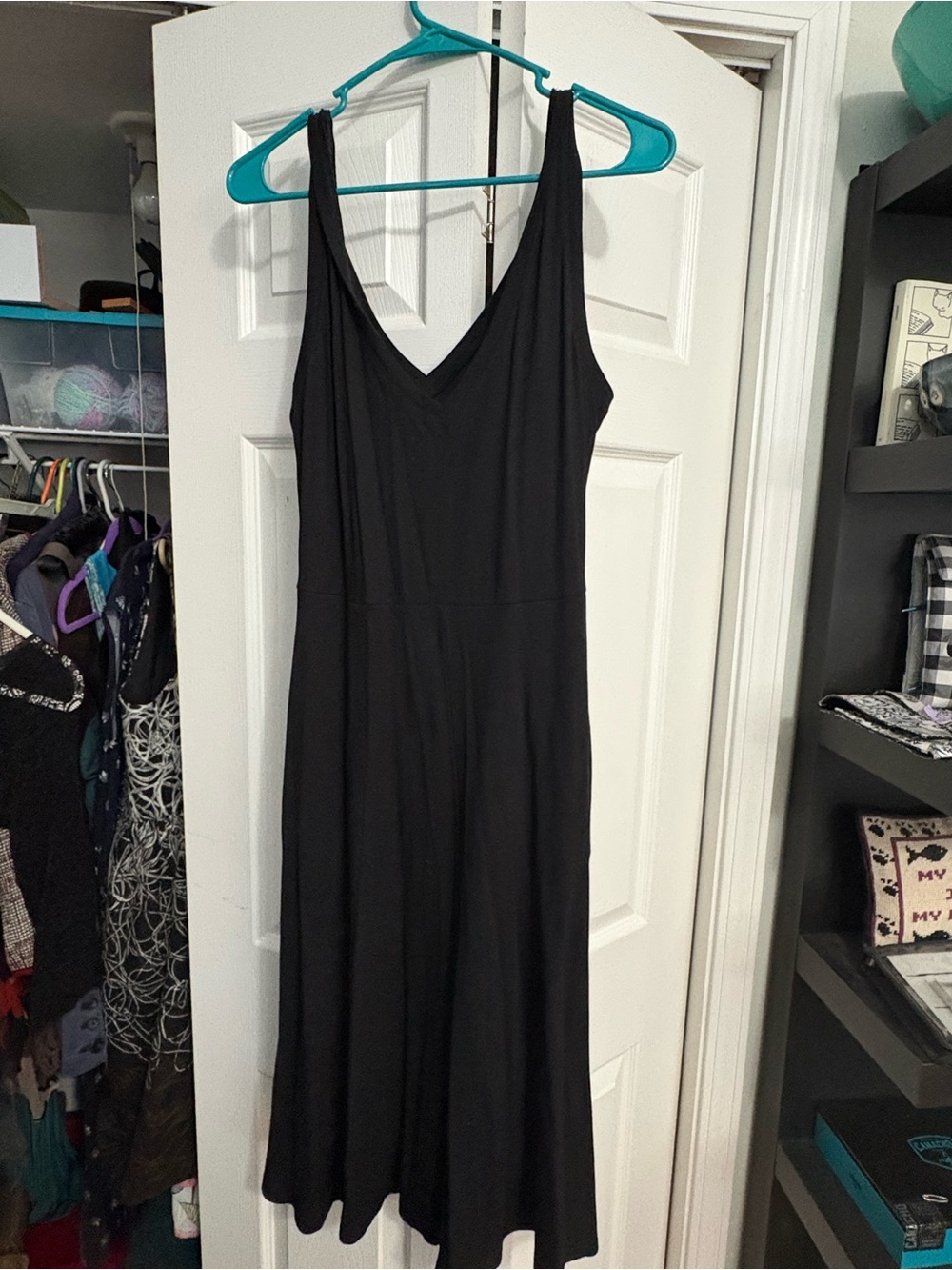 A New Day Classic Black V-Neck Women’s Dress